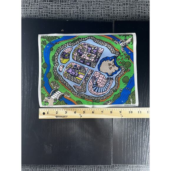 ✅Vtg 1995 1996 Hasbro Pro-Doh Royal Fantasy Castle Pink & Purple W/ Plastic Mat - Picture 13 of 15